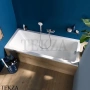 Duravit No.1 Ванна встраиваемая 150х70 акрил 700487000000000, белый глянец