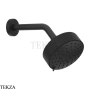 Gessi ANELLO Верхняя лейка D12,9 см с кронштейном 63356-299, Black XL