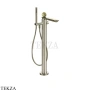 Gessi Perle Смеситель для ванны напольный, внешняя часть 74529-720, никель глянец
