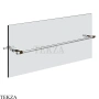 Gessi Jacqueline Полотенцедержатель для крепления на стекло, 60 см 77515-031, хром глянец