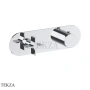 Fantini Flora Термостат для душа, 3 потока, внешняя часть 7602J873B, хром глянец