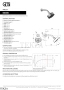 Gessi ANELLO Верхняя лейка D12,9 см с кронштейном 63356-299, Black XL