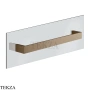 Gessi Rettangolo Полотенцедержатель для крепления на стекло, 45 см 20963-761, Coffee Bronze Brushed PVD