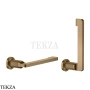 Gessi INCISO accessories Бумагодержатель без крышки 58455-791, Deep Bronze Br. PVD