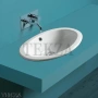 Simas MARINE Раковина встраиваемая сверху S50P, с переливом, белый глянец