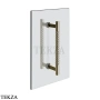 Gessi Pelle Tresse Полотенцедержатель для крепления на стекло, 20 см, 78630-720, Nickel PVD