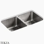Kohler Undertone Мойка для кухни с двумя чашами K-3171-NA, нержавеющая сталь