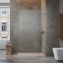 Radaway Essenza Pro Walk-in Душевое ограждение Walk-in неподвижное 110 см, 10103110-93-01, брашированная медь