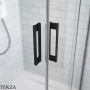Radaway Idea KDJ+S Душевая дверь 140 см, правая, 10116140-54-01R, черный матовый