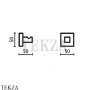 Bagno & Associati Quattro Крючок для халата и полотенец QU 246 51, хром глянец