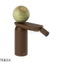 Gessi Perle Смеситель для биде без донного клапана 74568-845, бронза Dark Brush
