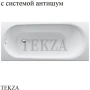 BETTE BetteComodo Ванна прямоугольная, сталь 1251-000, система антишум, белый глянец
