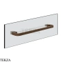 Gessi Perle Полотенцедержатель для крепления на стекло, 30 см 74911-845, бронза Dark Brush