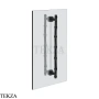 Gessi Jacqueline Полотенцедержатель для крепления на стекло, 45 см 77835-299, черный матовый