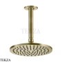 Gessi INCISO SHOWER Верхняя душевая лейка с кронштейном под размер 58150-727, Brushed Brass PVD