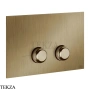 Gessi VENTI20 Клавиша смыва для инсталляции SANIT, Villeroy&Boch 54659-791, Deep Bronze Br. PVD