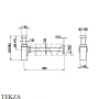 Gessi TOTAL LOOK Сифон для раковины бутылочный 01377-031, хром глянец