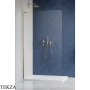 Radaway Modo SL II Душевая перегородка 60 см, правая R, 10319064-99-01R, брашированное золото