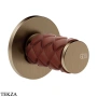 Gessi Pelle Tresse Смеситель-рычаг управления, внешняя часть 78209-447, Red Cherry/ Coffee Bronze Br. PVD