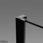 Radaway Essenza S1 Боковая стенка 110 см, 1384053-01-01, черный матовый