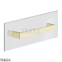 Gessi Rettangolo Полотенцедержатель для крепления на стекло, 30 см 20961-710, Brass PVD