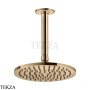 Gessi INCISO SHOWER Верхняя душевая лейка с кронштейном 58152-735, Warm Bronze PVD