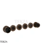 Gessi Perle Термостат для душа на 4 потока, внешняя часть 74236-845, бронза Dark Brush