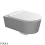 Flaminia LINK унитаз подвесной GoClean чаша без ободка 5051/WCGSLP, серебро / белый Silver White матовый