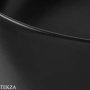 ArtCeram Whisky раковина накладная круглая The.Saniglaze с 1 отверстием WHL001 17 34, черный матовый