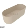 Flaminia Oval ванна овальная отдельностоящая 170×70×55 см, бежевый Argilla матовый