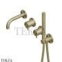 QuadroDesign Source Смеситель для ванны, 2 потока, внешняя часть, 13 69.00 OC, Light Gold
