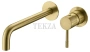 Boheme Uno Смеситель для раковины из стены, комплект с встройкой Uno 465-MG Matt Gold