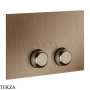 Gessi VENTI20 Клавиша смыва для Geberit omega 12 54655-708, Copper Brushed PVD