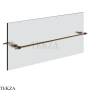 Gessi Jacqueline Полотенцедержатель для крепления на стекло, 60 см 77515-149, нерж. сталь Brush / никель Brushed