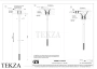 Gessi 316 INTRECCIO Излив для раковины потолочный 54199-791, Deep Bronze Brushed PVD