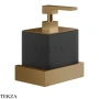 Gessi Rettangolo Дозатор для жидкого мыла или лосьона, черный 20814-791, Deep Bronze Brushed PVD
