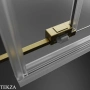 Radaway Idea DWD Дверь в нишу раздвижная двустворчатая 170 см, 387127-99-01, брашированное золото