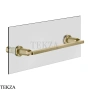 Gessi INCISO accessories Полотенцедержатель для крепления на стекло, 30 см 58613-727, Brushed Brass PVD