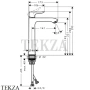Hansgrohe Metris Смеситель для раковины, без сливного гарнитура 31185000, хром глянец