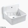 Kohler Gilford Мойка кухонная 61 с фартуком, одно отверстие K-12784-0, белый глянец