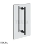Gessi Pelle Tresse Полотенцедержатель для крепления на стекло, 45 см 78732-438, Nero/ Matte Black