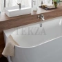 Villeroy & Boch Subway 2.0 Ванна пристенная 180x80 UBQ180OBR9CD00V-01, Quaryl, белый глянец