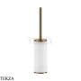Gessi Inciso-Origini-Venti20 accessories Туалетный ершик напольный, белый 58543-791, Deep Bronze Br. PVD