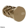 Gessi Pelle Tresse Крючок одинарный для полотенца 78521-791, Deep Bronze Brushed PVD