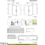 Radaway Idea PN DWJ+S Шторка на ванну 180 см, правая, 10042180-54-01R, черный матовый