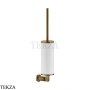 Gessi INCISO accessories Туалетный ершик настенный, белый 58519-791, Deep Bronze Br. PVD