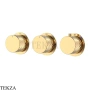 Boheme Stick Diamond Термостат для ванны, 3 потока, 124-T-3-G.1, золото глянец