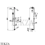 Gessi INCISO SHOWER Душевой гарнитур, штанга, стержневой душ 58145-031, хром глянец