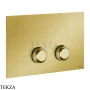 Gessi VENTI20 Клавиша смыва для инсталляции SANIT, Villeroy&Boch 54659-716, Gold Br. PVD