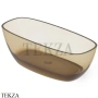 Dea Design Soul Ванна отдельностоящая скругленная 170x72 Glasstech DD8630 1700 R6, Classic Green R6